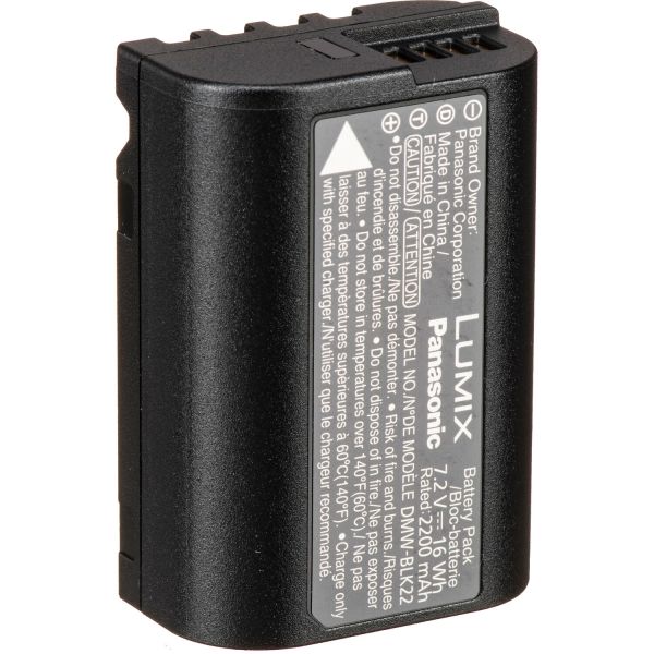 Акумулятор Panasonic DMW-BLK22 Lithium-Ion Battery (7.2V, 2200mAh)