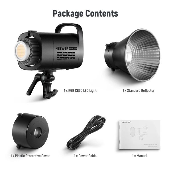 Світло Neewer CB60 RGB LED Monolight Black