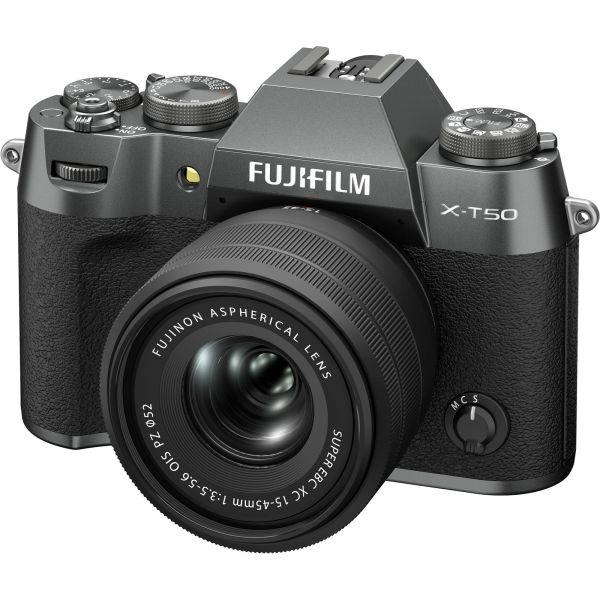 Fujifilm X-T50 kit 15-45mm f/3,5-5,6 Charcoal Silver (16828923)