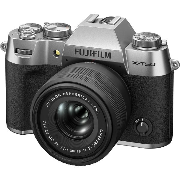 Fujifilm X-T50 kit 15-45mm f/3,5-5,6 Silver (16828832)