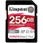 Kingston 256 GB SDXC Canvas React Plus UHS-II U3 V60 Class 10 (SDR2V6/256GB)