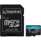 Kingston 512 GB microSDXC Canvas Go! Plus UHS-I U3 V30 A2 Class 10 + Adapter (SDCG4/512GB)