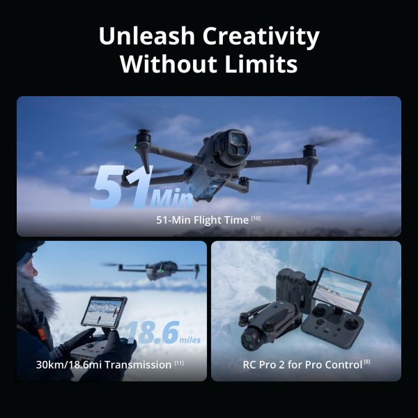 DJI Mavic 4 Pro Fly More Combo RC 2 (CP.MA.00000848.01, CP.MA.00000859.01)