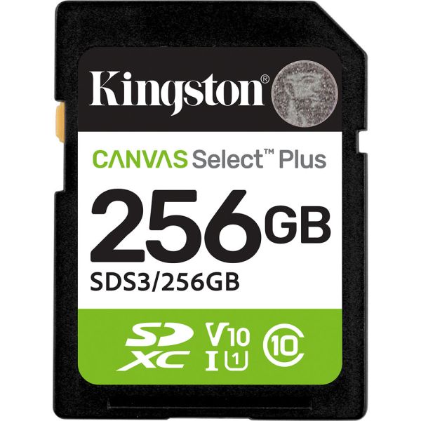 Kingston 256 GB SDXC Canvas Select Plus Gen3 (SDS3/256GB)