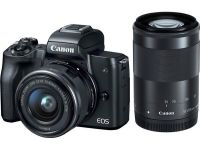 Canon EOS M50 kit (15-45mm + 55-200mm) IS STM Black (2680C054)