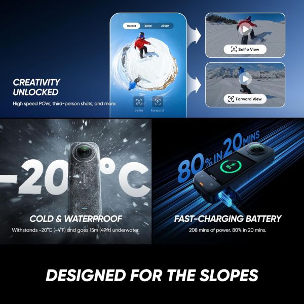 Insta360 X5 Essentials Bundle (CINSAAHA_X504)