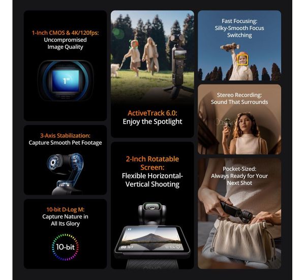 DJI Osmo Pocket 3 Creator Combo (CP.OS.00000302.01)