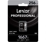 Lexar 256 GB SDXC UHS-II U3 V60 Professional 1667x LSD256CB1667 Lexar 256 GB SDXC UHS-II U3 V60 Professional 1667x LSD256CB1667